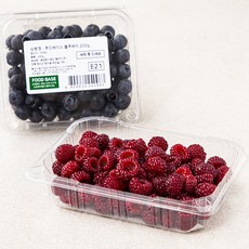 푸드베이스 산지직송 산딸기 200g + 블루베리 200g 세트, 1세트