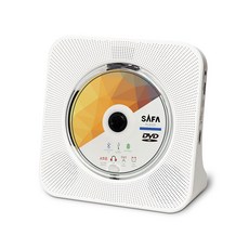 사파 무선충전식 포터블 CD/DVD 플레이어 화이트, SDV100