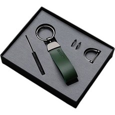 모모토 소가죽 키홀더, 올리브, MMT-KH-05