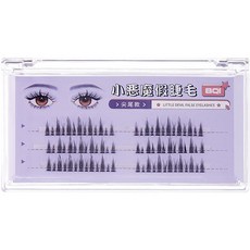 미니맥시 자연스러운 가닥 속눈썹 78p 세트, 1세트