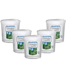 YANKee CANDLe 香氛蠟燭, 純淨棉花, 49g, 5個