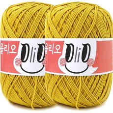 니뜨 올리오 뜨개실 70g, 751_허니골드, 2개