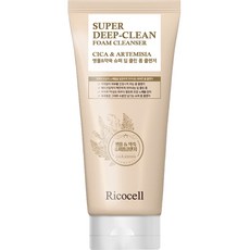 리코셀 병풀 앤 약쑥 슈퍼 딥 클린 폼 클렌저, 120ml, 1개 1개, 120ml