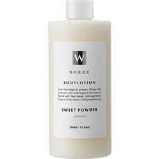 화이트센트 향기좋은 모이스처 바디로션 스윗파우더, 350ml, 1개