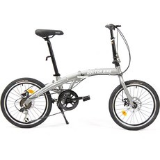 닥터바이크 AM-20S 미니벨로 자전거 50.8cm E2 BIKE_20_AL, 멧그레이, 146cm, 1개
