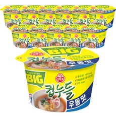오뚜기 빅 컵누들 우동맛 61.5g, 12개