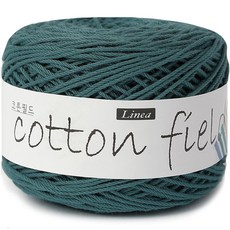 니뜨 코튼 필드 뜨개실 80g, 319 더스트청록, 1개