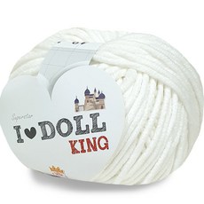 Knit Idol King 針織線 45g x 4p, 49白色, 1捲