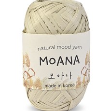 니뜨 모아나 뜨개실 40g, 102 크림베이지, 1개