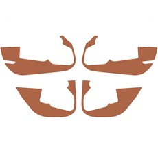 메이튼 순정형 컬러 가죽 스크래치 도어커버 세트, 스포티지NQ5, 브라운(C570-26)