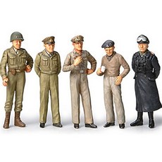 TAMIYA 田宮 1/48 第二次世界大戰將軍公仔 混合色 32557, 1組