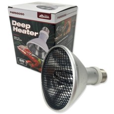  아마존 파충류용 딥히터 스팟 램프 50W PAR95050, 실버, 1개 