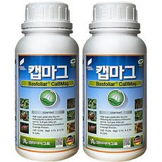 비료컴퍼니 코리아아그로 캡마그 프리미엄 나라바이오 칼슘 마그네슘 식물영양제, 2개, 500ml