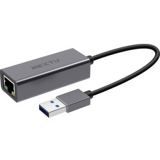 넥스트유 USB3.0 A타입 기가비트 케이블 일체형 랜포트 어댑터 노트북용