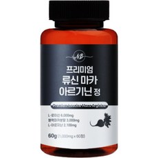 프리미엄 류신 마카 아르기닌 정 60g, 60정, 1개