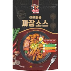 떡불킹 진한 매콤 짜장소스 매운맛, 500g, 1개