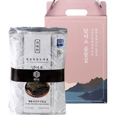 담미소 재래 무조미 구운김 1속 랜덤발송 선물세트, 400g, 1개 - 무조미김