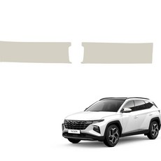 메이튼 투싼 NX4 스크래치커버 순정 컬러 가죽 트렁크스텝 커버 하이브리드 SC, 현대 투싼 NX4, 바닐라 베이지