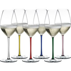 리델 파토마노 샴페인 와인 글라스 6종 세트 7900/28, 1세트, 445ml