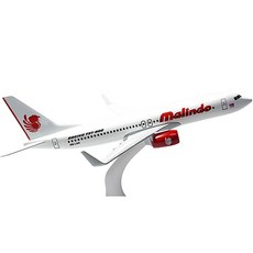 모형 비행기 다이캐스트 20cm, 36말레이시아말린도에어B737, 1개 20_36 말린도에어 B737