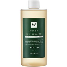 화이트센트 부드러운 저자극 H.G.E 샴푸 쿨라임, 350ml, 1개