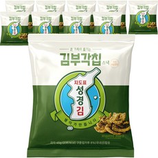 지도표성경김 김부각칩, 45g, 10개