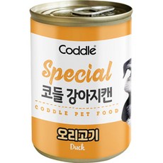 코들 강아지 캔, 오리고기, 400g, 8개