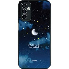 유스픽 갤럭시버디2 디자인 알룸범퍼 휴대폰 케이스 달빛별빛 메탈파츠