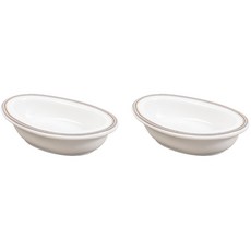 Syracuse CHINA 楓葉橢圓醬料碗 10cm, 淺灰色, 2個