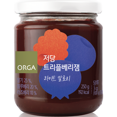 올가홀푸드 저당 트피플 베리 잼 라이트 칼로리, 250g, 1개