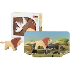 HALFTOYS 哈福玩具 David Toy半玩具模型系列幼兒磁鐵玩具教具大孩子公仔, 獅子