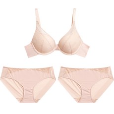 원더브라 원더부스트 와이어 브라1 + 팬티2 세트 WIZ012 WBW3O2