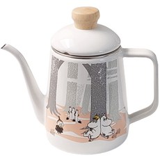 에지리 무민 포레스트 법랑 드립포트 핑크, 단품, 1L, 1개 단품, 1L, 1개