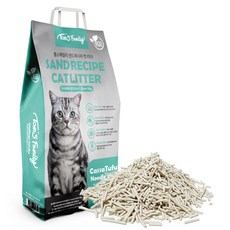 톰스패밀리 응고형 샌드레시피 카사두부 얇은국시 고양이 모래 1.5mm, 5kg, 1개