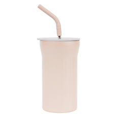 피코크 빨대 텀블러, 진주베이지, 1개, 450ml