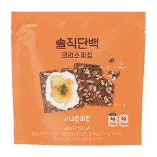 뉴트리그램 솔직단백 단백질 크리스피칩 시나몬피칸, 40g, 1개