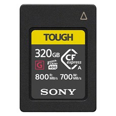 소니 CFexpress TOUGH Type A 메모리 카드 CEA-G320T, 320GB