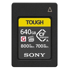 소니 CFexpress TOUGH Type A 메모리 카드 CEA-G640T, 640GB, 1개