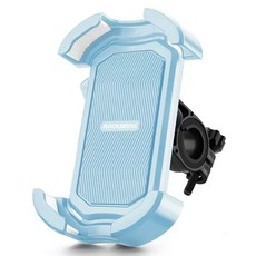 ROCKBROS 洛克兄弟 自行車一鍵式智慧型手機支架 HW-128, 1個, 藍色