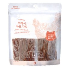 초심 강아지 프레시 육포 간식, 혼합맛(닭가슴살/슬라이스), 300g, 1개