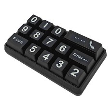 엑스핏 기계식 키보드 자동차 주차번호판, 1개, 블랙