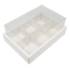 신일홈베이킹마트 칸막이 머핀상자 6구, 혼합색상, 6개