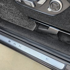 INSTALL 現代The All New Santa Fe MX5汽油混合動力毛氈車門踏板保護套, 單色