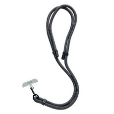 유에이지 크로스바디 시빌리언 전기종 휴대폰 숄더 스트랩 10mm, 블랙, 1개