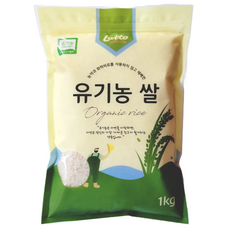 초록숟가락 유기농쌀, 1kg, 1개 - 뽀르띠쌀