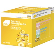 EZn이지엔 더블지퍼백, 소(S), 500개입, 1개