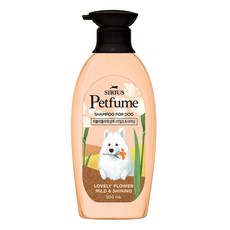 SIRIUS Petfume寵物狗用洗髮精 可愛花朵, 1個, 500ml