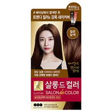 엘라스틴 살롱 드 컬러 염색제 세트, 짙은갈색, 1개