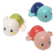 리틀클라우드 유아용 목욕놀이 거북이 장난감 3종 세트, 핑크, 그린, 블루