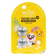 카카오프렌즈방향제리필제리필  AURA 카카오프렌즈 차량용 통풍구 방향제 리필 2ml x 2p 1세트 플라워바이플로라향 